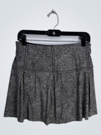Gray Pleated Skirt