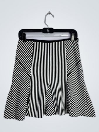 Banana Republic Black and White Striped Skirt