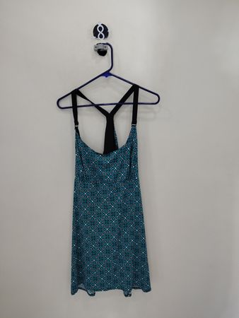 Blue Floral Pattern Dress