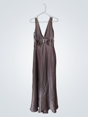 Night Way Brown Dress