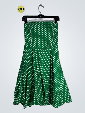 Green Polka Dot Skirt
