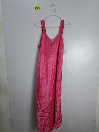 Pink Satin Dress