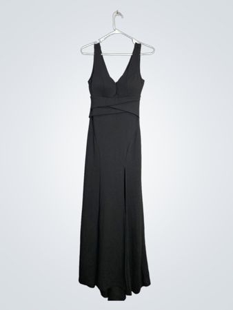 Emerald Sundae Black Maxi Dress