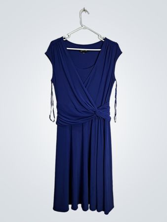 Jones New York Blue Knot Dress
