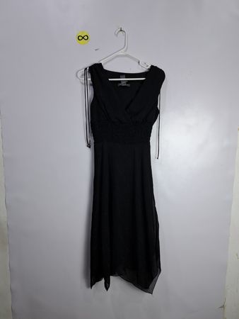 Bisou Bisou Black Sleeveless Midi Dress