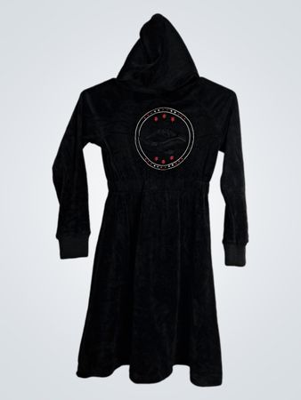 Black Hooded Dress