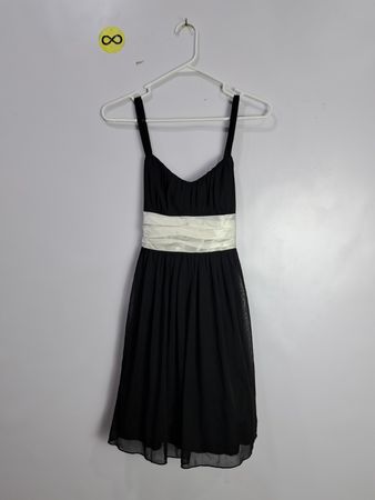 Trixxi Black and White Dress