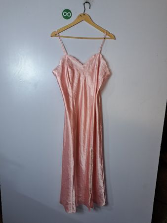Pink Satin Nightgown
