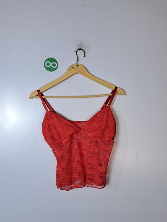 Red Lace Camisole