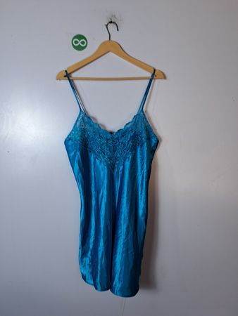 Blue Silk Camisole