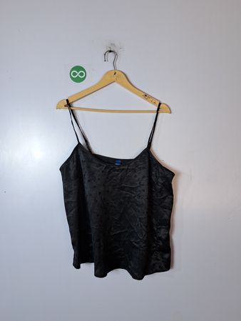 Black Polka Dot Tank Top