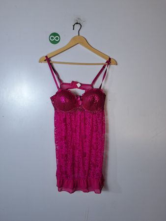 Pink Lace Chemise