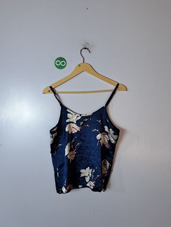 Blue Floral Top