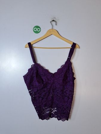 Purple Lace Top
