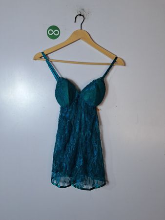 Teal Lace Chemise