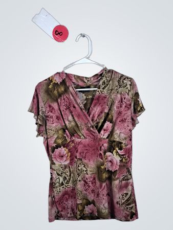 JKLA Pink Floral Blouse