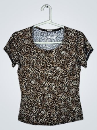 Margaret Watters Leopard Print Top