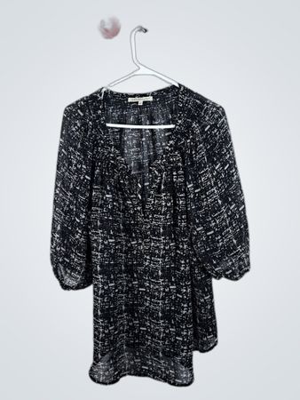 daniel rainn Black and White Dress