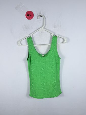 Green Lace Cami Top
