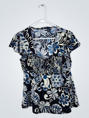 Floral Peplum Top
