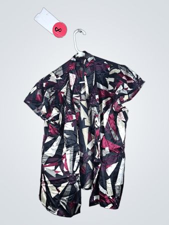 Astrophe Geometric Print Blouse