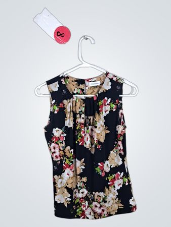 Calvin Klein Floral Sleeveless Top