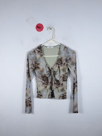 Floral Long-Sleeve Top