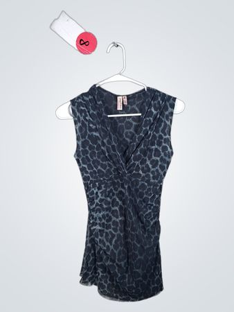 Sweet Pea Leopard Print Sleeveless Top
