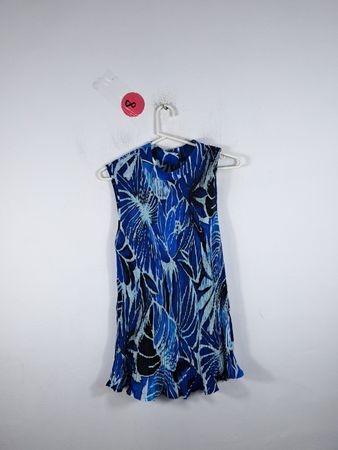 Blue Floral Dress