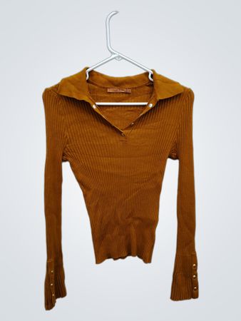belldini Long Sleeve Ribbed Top