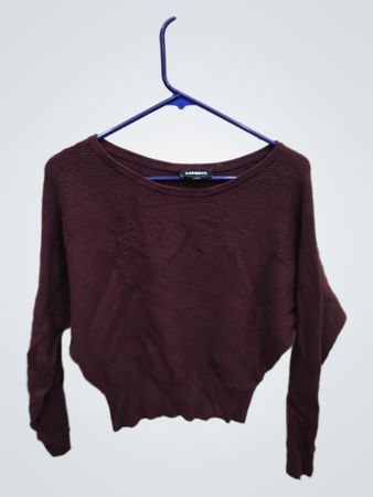 Express Ribbed Cropped Sweater
