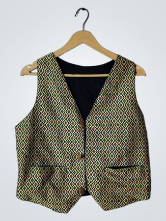 Vest with Colorful Pattern