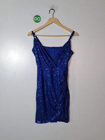 Blue Sequin Dress