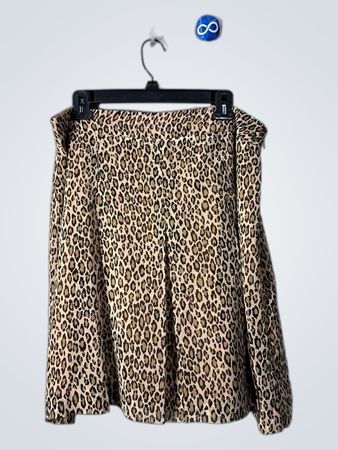 Anne Klein Leopard Print Skirt