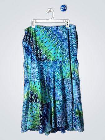 dressbarn Tiered Midi Skirt