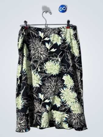 BCBG Paris Floral Midi Skirt
