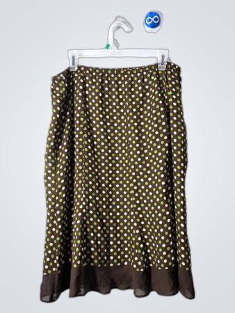 Brown Polka Dot Skirt