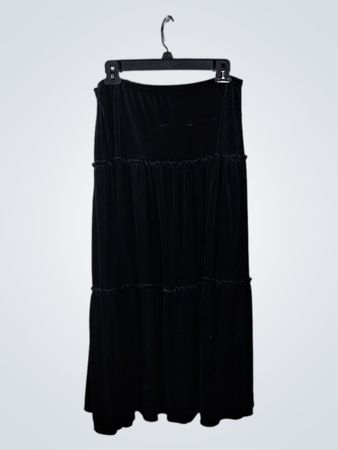 Black Tiered Skirt