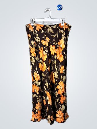 Jones New York Signature Floral Midi Skirt