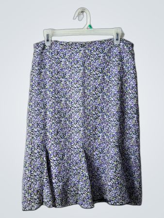 Dressbarn Floral Midi Skirt