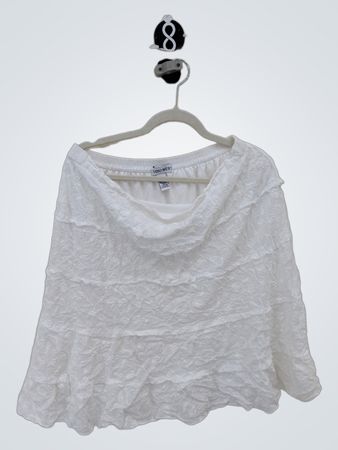 White Ruffled Skirt