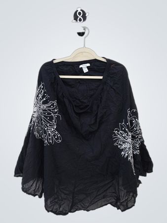 Black Embellished Top