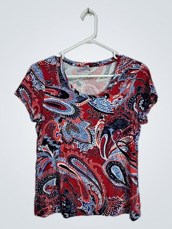 Talbots Paisley Blouse