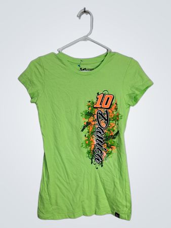 Danica Patrick #10 Green T-Shirt