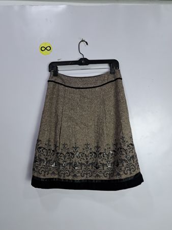 Unbranded Tweed Mini Skirt with Sequin Detail