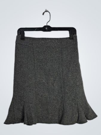 Unbranded Gray Flared Mini Skirt