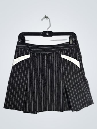 Black Striped Shorts