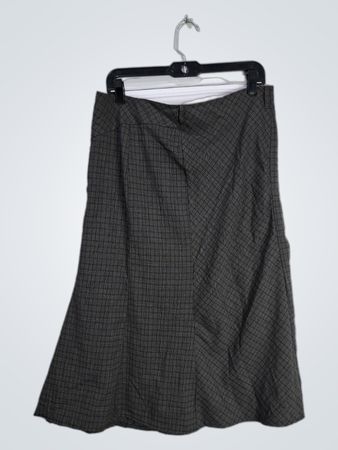 Harve Benard Gray Plaid Skirt