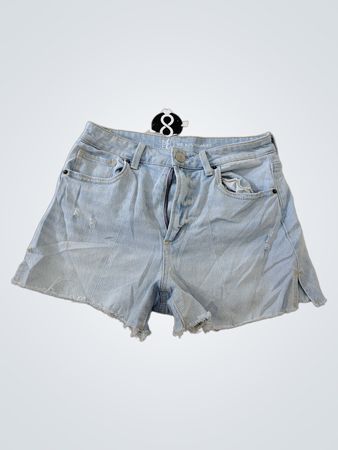 No Boundaries Light Blue Distressed Denim Shorts