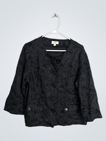 Black Paisley Blazer